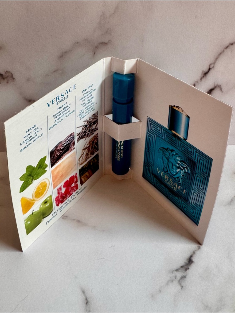 Versace Blue and Gold Eros Sample Perfume Brand New - Picture 2 of 3